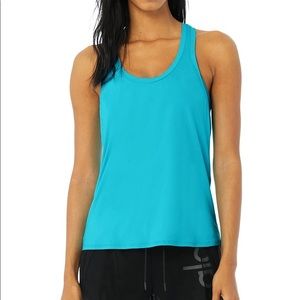 Alo Yoga Blue Pulse Tank